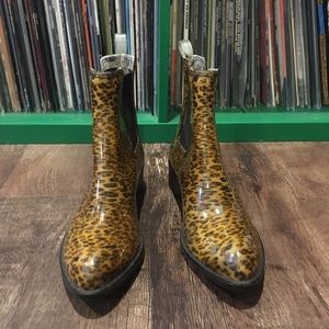 Jeffrey Campbell Leopard Rain Boots